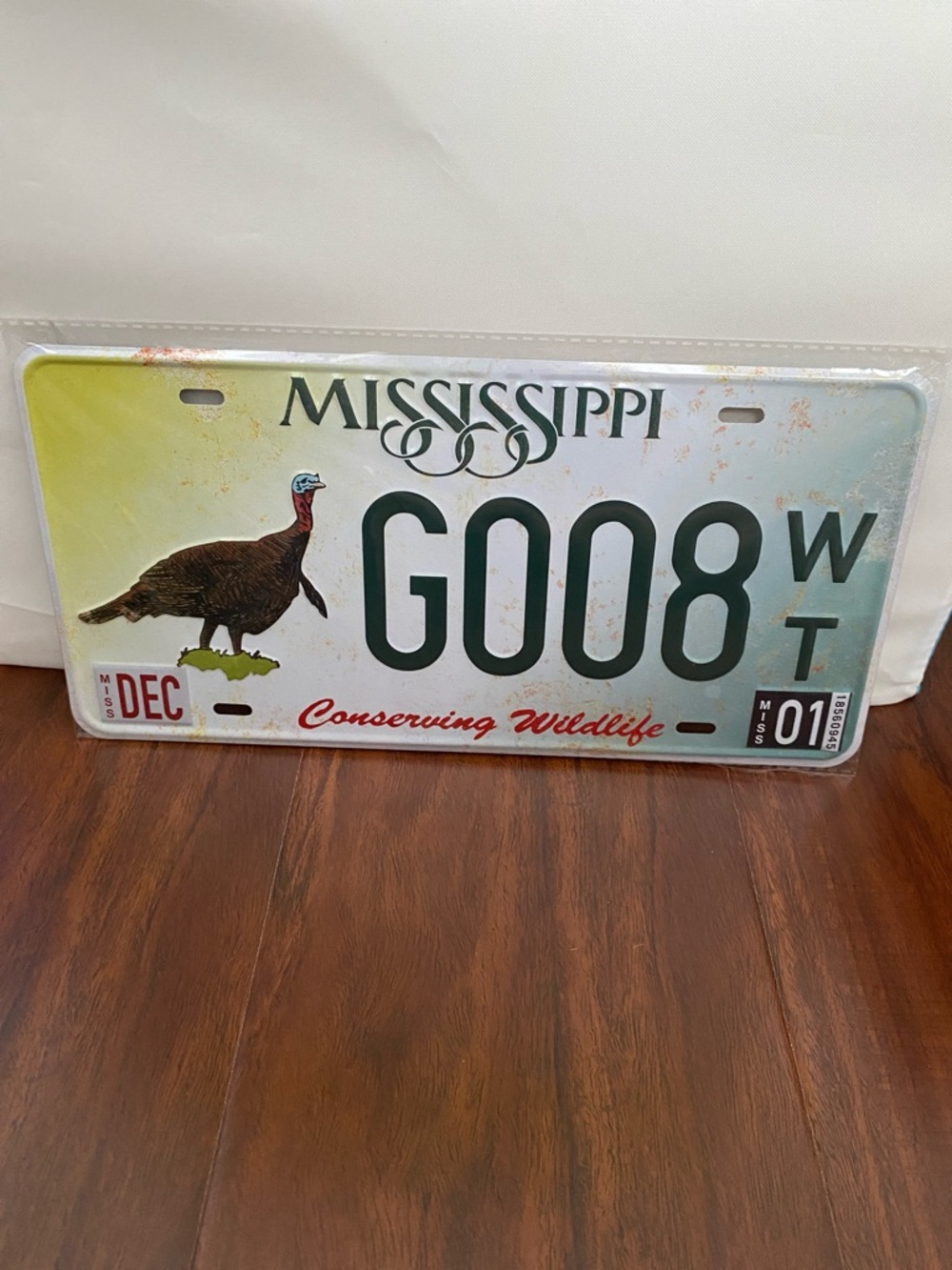 Mississippi License Plate